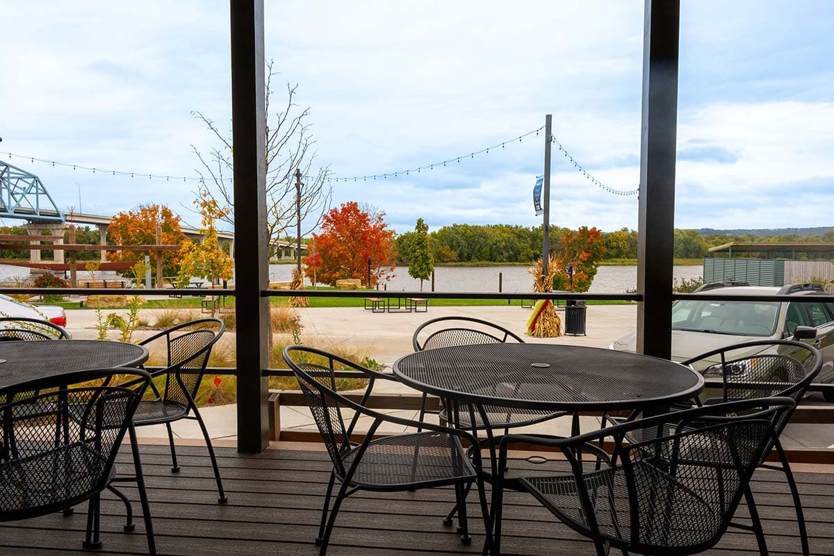 Deck With River View